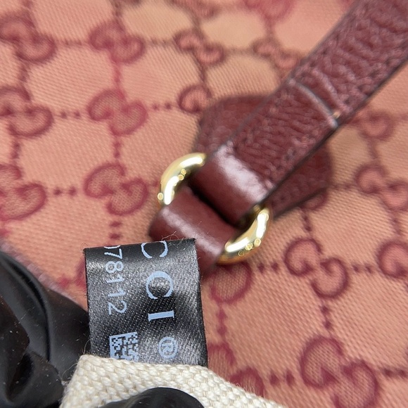 Gucci GG Ophidia Tote with Red and Brown Accents serial number 631685 525040 - Picture 9 of 12